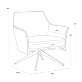 Crosby Swivel Lounge Chair