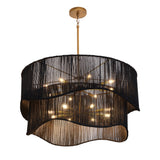 Rhine Chandelier Black