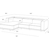 Beau Sofa Chaise