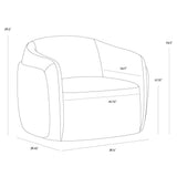 Caris Swivel Lounge Chair