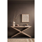 Boulder Cross Console Table