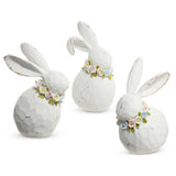 White Resin Bunnies