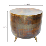 Kettel Accent Table Brass