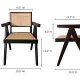 Takashi Dining Chair Dark Brown - Set of Two
