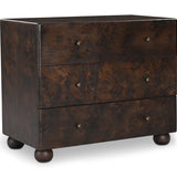 York 3 Drawer Nightstand