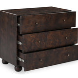York 3 Drawer Nightstand
