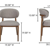 Ellie Dining Chair - Light Brown