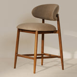 Ellie Counter Stool - Light Brown