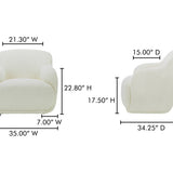 Stevie Lounge Chair - Cream