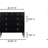 Eleanor 5 drawer Chest