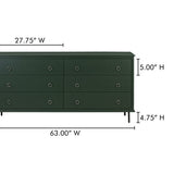 Reagan 6 Drawer Dresser