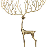 Bergen Brass Reindeer - 22.5" H