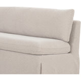 Fable Slipcover Dining Bench Beige