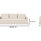 Pellicano Sofa - Cream Performance Fabric