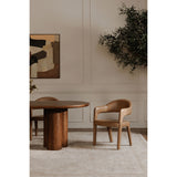 Martens Dining Chair - Brown Leather