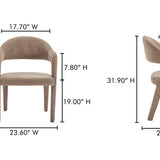 Martens Dining Chair - Camel