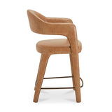 Martens Counter Stool - Brown Leather
