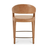 Martens Counter Stool - Brown Leather