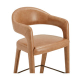 Martens Counter Stool - Brown Leather
