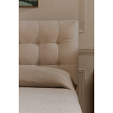 Sebastian Upholstered Bed - Cream