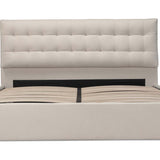 Sebastian Upholstered Bed - Cream
