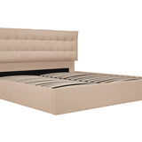 Sebastian Upholstered Bed - Cream