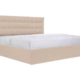 Sebastian Upholstered Bed - Cream