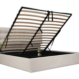 Sebastian Upholstered Bed - Cream