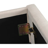 Sebastian Upholstered Bed - Cream
