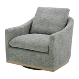 Linden Swivel Chair - Slated Moss