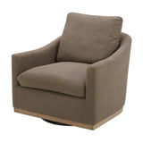 Linden Swivel Chair - Soft Taupe