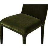 Calla Dining Chair - Green Velvet - Set of Two