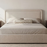 Simon Storage Bed Flecked Beige