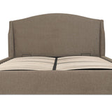 Weston Wingback Mushroom Upholstered Bed