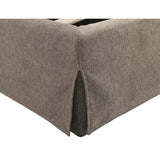 Weston Wingback Mushroom Upholstered Bed