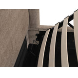 Weston Wingback Mushroom Upholstered Bed