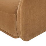 Faye Sofa - Tan Faux Mohair