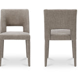 Joyce Dining Chair - Light Brown - Set of 2