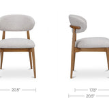 Ellie Dining Chair - Oatmeal
