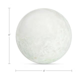 Odessa Sphere Tabletop Accent Red Levanto Marble