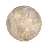 Odessa Sphere Tabletop Accent Red Levanto Marble
