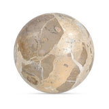 Odessa Sphere Tabletop Accent Red Levanto Marble