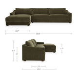 Farrow Sectional - Cedar Green