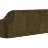 Rialto Sofa- Deep Green Faux Mohair