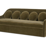Rialto Sofa- Deep Green Faux Mohair