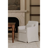 Lydia Slipcover Dining Chair Beige