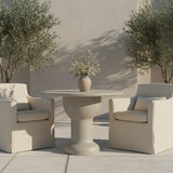 Lydia Outdoor Slipcover Dining Chair Cream