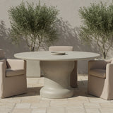 Lydia Outdoor Slipcover Dining Chair Light Brown