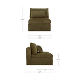 Swift Sectional Add Ons - Dark Green