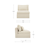 Swift Sectional Add Ons - Beige Fabric